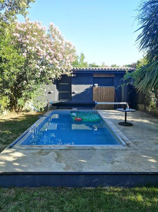 فيلا Echoppe Bordelaise Avec Jardin Et Piscine بوجْلِ المظهر الخارجي الصورة